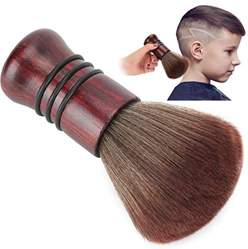 Pennello per il collo del parrucchiere, fibra naturale morbido per il viso pulizia del collo per capelli Duster collo per salone di parrucchiere professionale a casa