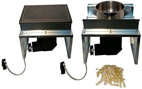 F.lli - Barbacoa multifunción pirolítica de pellets, 1 piedra volcánica Lerda