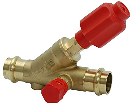 Seppelfricke SPS® Freistromventil aus CR-Pressmessing, Mod. 4626.10, m. E. 22 mm