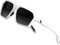 ATTCL Polarisierte Sonnenbrille Herren Sportbrille mit UV-Schutz Hexagonal TR90 Rahmen 2137 C6 White+grey