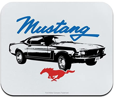 Ford 1970 Mustang Tapis de souris fin profil bas
