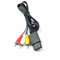 SZATXUK Composite AV Cable Compatible with N64/NGC/Super SNES (1.8m/6ft)
