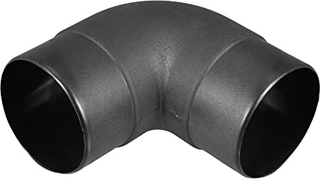 X AUTOHAUX Auto Heizung Warmluft Kanalrohr Auslass Schwarz 60mm 1 Stück | Material: Kunststoff, Innendurchmesser: 57mm, Größe: 109x60x109mm (L*W*H)