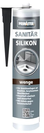 Primaster Sanitär Silikon wenge 310 ml Dichtmaterial