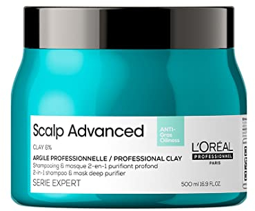 Scalp Advanced Anti-Oiliness 2-in1 Shampoo & mask deep purifer Clay 500 ml
