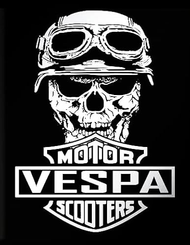Embleme Vespa Piaggio Kaskade Emblem für GTS - 3D Aufkleber Schwarz