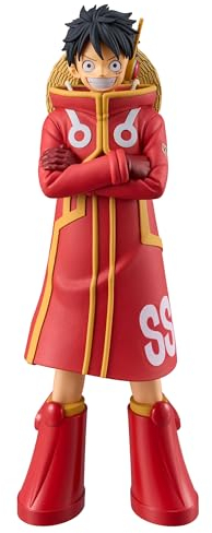 Banpresto Figura de Acción Monkey D. Luffy One Piece - DXF The Grandline Series 16cm Multicolor BP89211P. Estatua coleccionable de piratas, figura detallada, ideal para fans del anime.