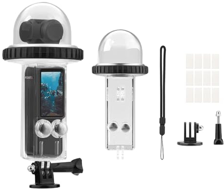 OSMO Pocket 3 Action Kamera Tauchgehäuse 40 Meter, Unterwasser-Gehäuse für DJI OSMO Pocket 3 Kamera-Gehäuse Schutzhülle Zubehör