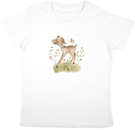 Bügelbild Schulkind FABULOUS FOREST REH Aufbügelbild Kinder Textilien (A3)