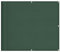 vidaXL Balkon Sichtschutz, Balkonbespannung mit Ösen Seil, Wasserfeste Balkonabdeckung, Balkonverkleidung für Balkon Terrasse, 90x700cm Dunkelgrün 100% Polyester-Oxford