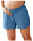 Short Lin Coton Enceinte Grossesse Taille élastique été Short Maternité Chic Pas Cher Shorts Grossesse Femme Large Grande Taille Pantalon Court Femme Confortable (Sky Blue, L)