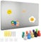 42 X 30 Cm Magnetboard Memoboard Küche, Metall Magnettafel Küche Für Magnete, Magnetische Pinnwand Groß Mit 20 Starken Magnetstiften, Magnetwand Selbstklebend Geeignet Für Küche, Schrank (42x30cm)