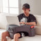 comehealthy Schoß-Schreibtischkissen für Laptop, Lesekissen für Gaming mit Taschen, weicher Schoßschreibtisch für Couch, Memory-Schaum-Laptop-Kissen zum Arbeiten, Häkeln oder Sitzen im Bett, Sofa