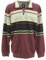 hajo, Herren Troyer Pullover Pulli Microfaser Bordeaux Grau Schwarz Gestreift 3XL