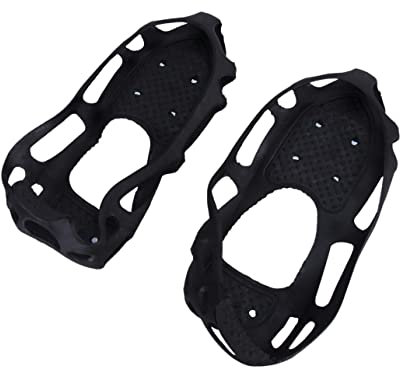 Holibanna 1 Pair 24 Anti-slip Shoe Cover Climbing Shoe Grip Snowfield Cleats Shoe Spikes Ice Traction for Shoes Ice Fishing Cleats Shoe Chains for Ice and Snow Ice Traction Shoe Covers