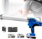 Electric Caulk Gun,Battery Operated Caulking Gun,Hand-Held Rechargeable Glue Gun,Cordless Caulking Gun,with 2 Rechargeable Lithium Battery & Charger,for Filling, Sealing
