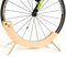 Tori - Porte-vélo réglable autoportant, en bois, pour roues d'une épaisseur de 2,7 cm à 9,6 cm, pour vélo de course, route, VTT, vélo horizontal ou vertical. Idéal pour la maison, le garage.