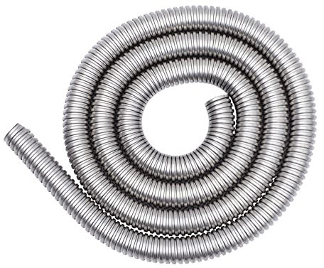 Veemoon Protection De Câbles Acier Inoxydable Manchon Métallique Flexible Et Résistant à Abrasion pour Organisateur De Fils à Domicile Et Bureau Tube Rangement Câbles Protection Et Simple