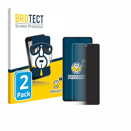 BROTECT 2 Stück Anti-Spy Blickschutzfolie für Xiaomi Poco M6 Pro 4G Privacy Screen Protector [Displayschutz-Folie, Sichtschutz, Blaulichtfilter]