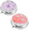 PartyKindom 2 Piezas Caja de Pintura Metálica Vacía Compartimentos para Maquillaje para Almacenar Corrector y Pintura Facial Estuche de Viaje Práctico