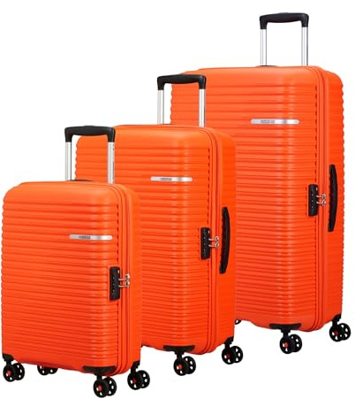 American Tourister Liftoff Trolley (Juicy ORANGE, Set L/M/S)
