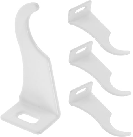 Alasum Crochet Suspendre pour Radiateur 4 Pièces PVC Polyuréthane Blanc | Crochet Radiateur Seche Serviette, Crochets de Radiateur Haute , Installation Rapide et Charge Fiable
