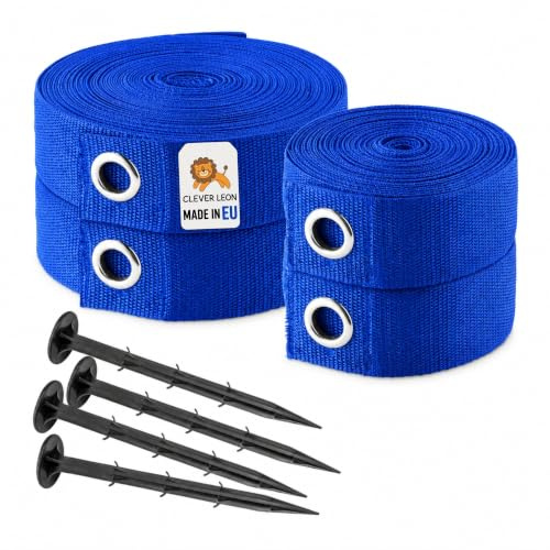 Clever Leon Volleyball Netz Set - Beachvolleyball - Badminton - Tennis, Feldlinien 6×12 m Parent