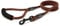 Bunty Nylon Rope Dog Lead with Clip - Extra-Strong Lead, Small, Medium & Large Dogs, Ergonomic Foam Grip - Dog Training Lead & Swivel Clip for Dog Collar - Medium, Brown 120cm