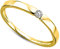 Orovi Ring für Damen Verlobungsring Gold Solitärring Diamantring 9 Karat (375) Brillianten 0.05ct Weißgold oder GelbGold Ring mit Diamanten
