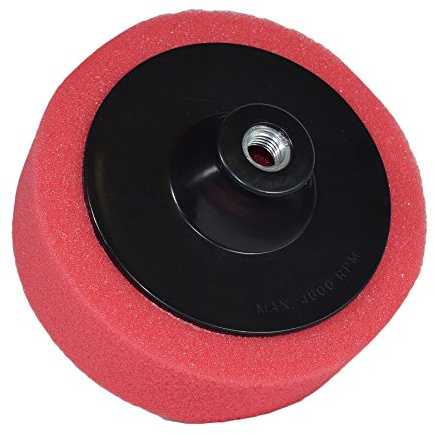 Red Sponge M14 Soft 150mm Polishing Mop Sponge Buffing Wheel Polisher