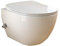 CREAVIT FE322.05 integrierten Kalt und Warmwasser Armatur SPÜLRANDLOS Hänge Dusch Wc Taharet Bidet Taharat Intimdusche inkl. Slim Soft-Close Deckel