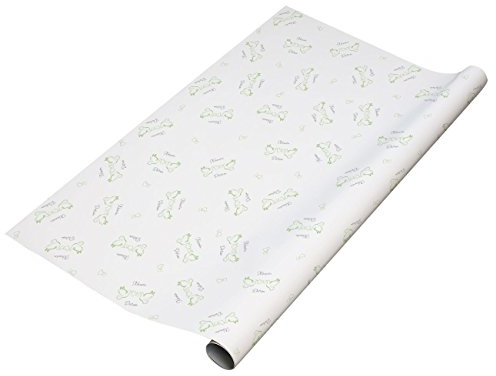 Herz & Heim® Hochzeits-Geschenkpapier Hochzeitstauben mit Namen der Liebenden und dem Hochzeitsdatum bedruckt