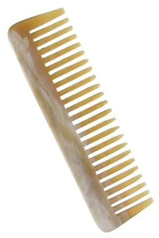 Peigne en Corne Naturelle – Spécial Barbe et Cheveux 9 cm