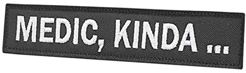 Medic Kinda Name Tape 1x5 Morale Taktischer Militär Klettverschluss Aufnäher