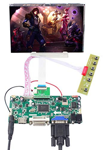 VSDISPLAY HSD070PWW1 Screen 7 Inch LCD Monitor 1280X800 DVI VGA AUDIO Monitor IPS Display with Controller Board