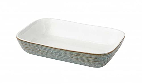 BRANDANI PIROFILA Reactive Blu Stoneware Misure: 27X18X5,5H