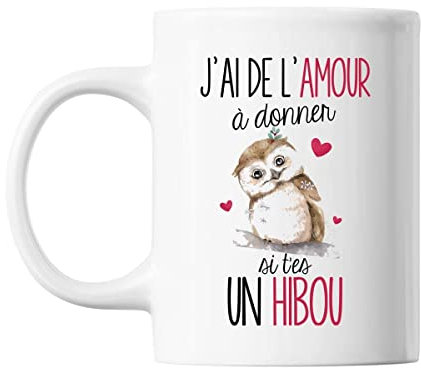 Mug Amour à donner Hibou