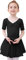 Tancefair Ballettbekleidung Ballettkleid Mädchen Baumwolle Balletttrikot Ballettanzug Tanzkleid Tanzbody mit Rock Tütü