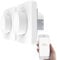 Luminea Home Control Dimmer: 2er-Set WLAN-Unterputz-Lichtschalter mit Dreh- & Drück-Funktion, App (Alexa LED-Dimmer, Alexa Schalter, Deckenleuchte)