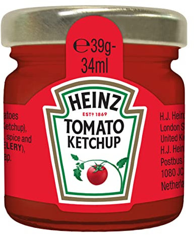 Heinz Mini Jar Ketchup - 33 ml (80 pezzi)