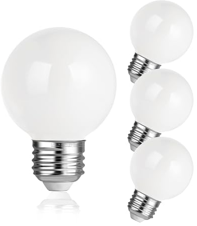 FLSNT Dimmable Edison Ampoule LED E27, G60 Rétro LED Filament Ampoule E27 Vintage, 7W (équivalent 60W), 806LM Blanc Chaud 2700K, Lot de 4