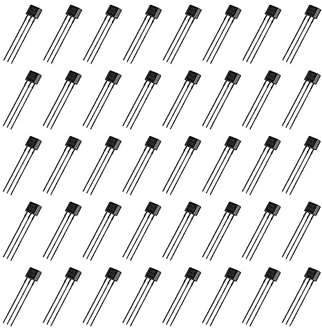 EPLZON 49E OH49E SS49E TO-92S Hall-Effekt-Sensor 3-poliger Magnetdetektor für die Reparatur von Elektrofahrzeugmotoren (40 Stück)