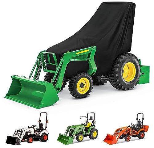 Housse de protection imperméable compacte pour tracteurs utilitaires 210T avec doublure en coton pour Kubota, Mahindra, Bobcat, John Deere 2320 2520 2720 3120 3320 3520 3720 320 320 3203 4105