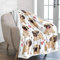 Kuscheldecke Flauschige 220x240 cm Mops Weiche Plüsch Decke Für Erwachsene, Warm Flanell Fleecedecke Wolldecke für Bett, Sofadecke Wohndecke Tagesdecke Couchdecke