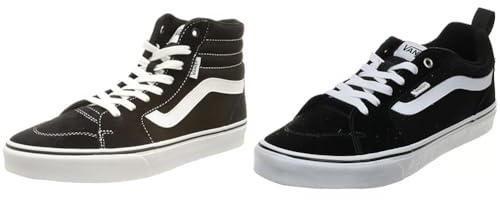 Vans Herren Filmore Suede/Canvas Sneaker, Schwarz (Suede/Canvas), 42.5 EU Hi (Suede/Canvas)