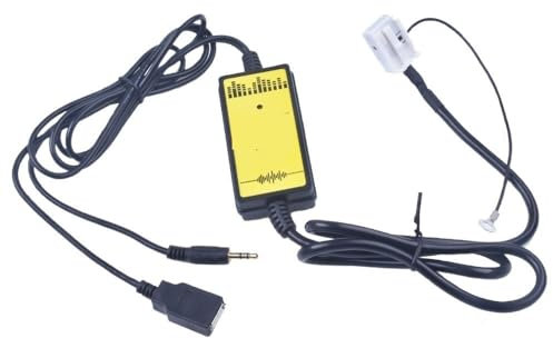 JCAKES for VW Auto CD Adapter AUX USB 12P Verbinden CD Wechsler for VW Transporter T5 for Tiguan for Touareg for Touran for Kaninchen