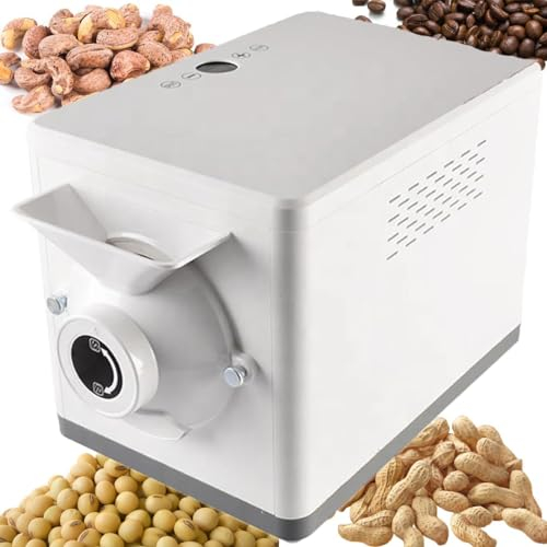 GBHJJ 1500g Kaffeeröstmaschine, Elektrischer Kaffeeröster 0-240℃ Temperatureinstellung Kaffeeröster für Zuhause mit Timer 1600W, Nuss-Erdnuss-Cashew-Kastanien-RöStung