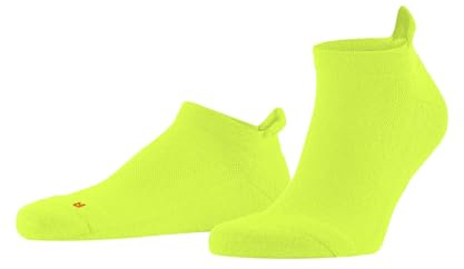 FALKE Cool Kick Sneaker U Sn suave transpirable secado rápido lisos 1 par, Calcetines cortos Unisex adulto, Amarillo Lightning 1325, 44-45