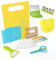 CUPERINOX Kit Cocina Montessori | Cuchillos Niños Aprendizaje +2 Años | Set Completo de Cuchillos Infantiles de 17 Piezas | Incluye Tijeras, Moldes, Batidor, Tabla y Cuchillos Seguros