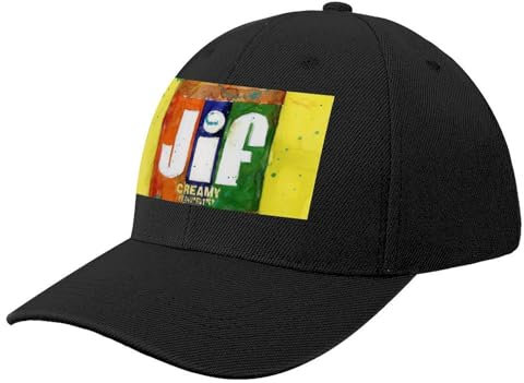 IUUGJEIX Gorra de béisbol Jif Peanut Butter - Vintage - Gorra de béisbol de Arte de Cocina Gorra Personalizada Gorra de Moda para Mujeres y Hombres